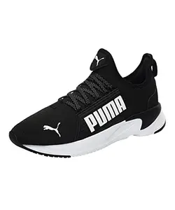 Puma Mens Softride Premier Slip-On Black-White Running Shoe - 8.5 UK (37654001)
