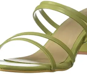 Respiro Womens Green Women's Block Heels Olive Heeled Sandal - 3 UK (RES-SI-W-03 Olive)