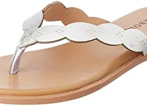 Amazon Brand - Symbol Women's Francesca Silver Slipper_4 UK (SY-AZ-15)