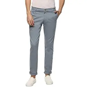 Ben Martin Men's Regular Fit Mid Rise Cotton Casual Trouser
