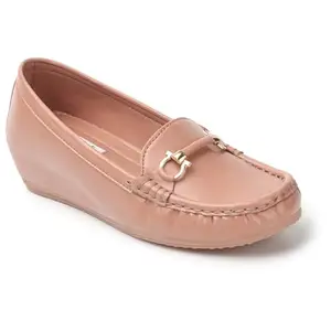 ELLE Women Shoes,Peach,UK-6