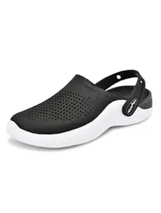 HEALTH FIT Super Soft Comfortable Adjustable Back Strap Men's Classic Casual Sports Clogs Clogs |Waterproof Anti Skid & Lightweight Cushioned Stylish Clogs Mules for Use Gents & Boys HF154
