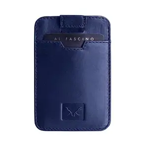 AL FASCINO Leather Card Holder Leather Wallet for Men Credit Card Holder Small Wallet for Women Slim Minimalist Front Pocket Mens Wallet Leather Wallets for Men