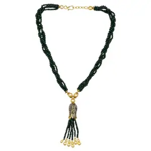 Crystals and Rhinestones Victorian long Necklace