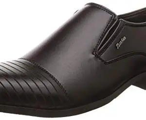 Bata Mens Bevan Black Uniform Dress Shoe
