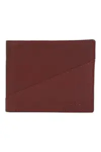 Allen Solly Men Maroon Solid Leather Wallet