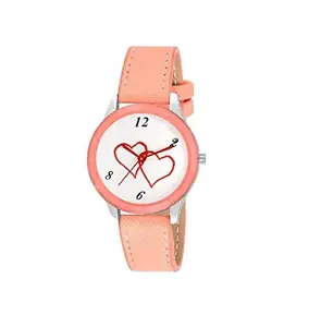 RPS FASHION WITH DEVICE OF R Analog White Dial Women's Watch -Dil Orange