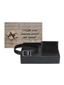 Swiss Design SDWC-129 Wallet & Belt Gift Set for Men