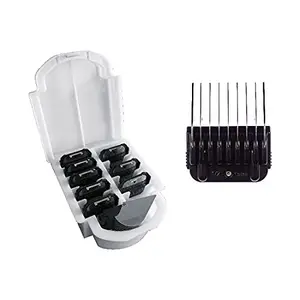 Artero A5 Detachable Metal Combs (9 Sizes, Snap On, Black, Suitable for All Hair Colors)