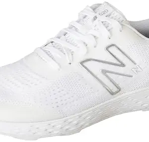 New Balance Mens 520 Running Shoes, White Silver, 11 UK