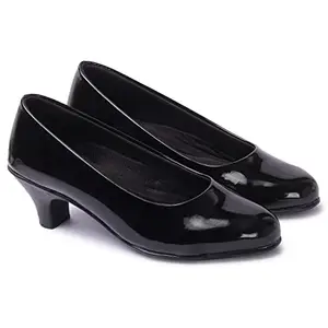 FURIOZZ Women Pump Heel Bellies AmazonMO35-Black-41