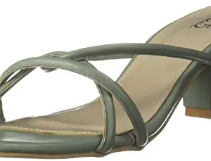 INC.5 Shoes Women Block Heel Fashion Sandal 100676_Pista