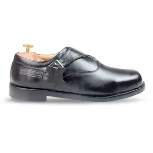 PHABHU Italian Leather Black Color Formal Derby Shoes for Men | Leather Sole | Size UK 6-12 (Black, 10)
