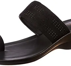 Bata Women SAMBA TR Heels, Black, (5716133), UK 8