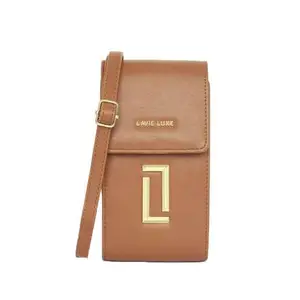 Lavie Zipper Vertical PU Women's Casual Wear Wallet (Brown, Large)