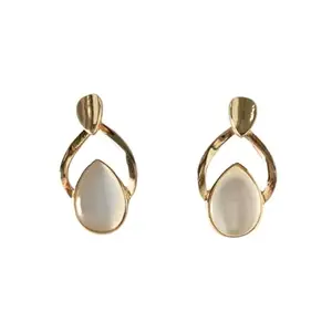 The Aude Fashion SHINNY MONALISA PEARL DROP EARRING