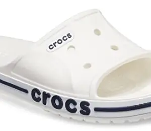 crocs Men Bayaband Slide (White and Navy Color) UK Size-6 / M7