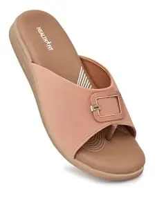 HEALTH FIT EXTRA SOFT Women's Comfortable Memory Foam Doctor Slippers/Flip-Flops|Fashionable Casual & Stylish|Lightweight & Breathable|Outdoor Synthetic Casual Chappals Sandals Ladies & Girls HF27