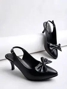 KLIEV PARIS Latest, Stylish, Trending Pump Heels for Womens Black