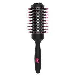 Wet Brush Custom Style Round Brush - for All Hair Types - A Perfect Blow Out with Less Pain, Effort & Breakage - Unique 3-In-One Customizable Barrel