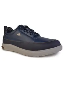 Jaripeo by BUCKAROO Jaripeo Cinco Vegan Leather Navy Casual Shoes for Men: Size UK 7