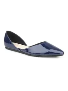 Inc.5 Women Navy Pointed Toe Ballerinas