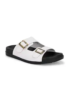 San Frissco Men's Sandal-7 Kids UK (SV 0106 White)