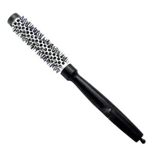 FEELHIGH Medium Hot Curling Round Hair Brush For Men And Women, Black and White Color (20mm)