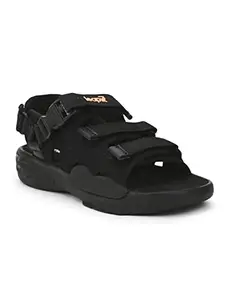 Liberty Leap7x Mens Black Pedro-M Sporty Casual Sandal (9 UK)