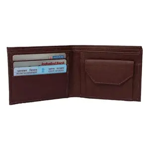 LE PRIME Artificial Leather Wallet for Men | Gift for Valentine Day | Father's Day| New Year Gift(ATM) (Brown)