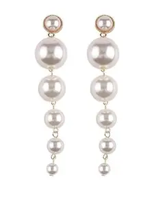 Elegant Pearl Dangler Earrings for Women & Girls | Stylish Fashion Jewellery