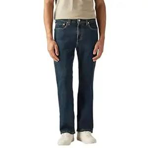 Levi's Men's 527 Dark Indigo Bootcut Fit Mid-Rise Jeans