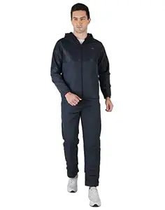 Monte Carlo Men Navy Blue Polyester Solid Tracksuit 221054610-2-44
