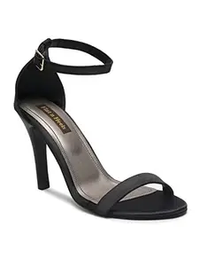 Flat n Heels Womens Black Sandals FnH 4951-BK
