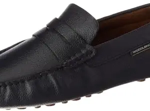 Woodland Men's Navy Leather Casual Shoe-9 UK (43 EU) (OGC 4520022)