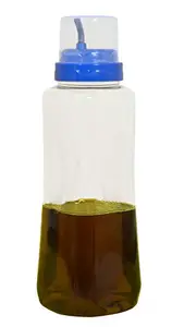 Kuber Industries Heart Home Plastic Leakproof Drop Oil Bottle Olive Oil Dispenser for Kitchen Storage Container,1 LTR (Purple)-HEARTK11127