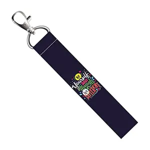 ISEE 360® Be Yourself Quotes Lanyard Bag Tag with Swivel Lobster for Gift Luggage Bags Backpack Laptop Bags Students Workers Travelers L X H 5 X 0.8 INCH