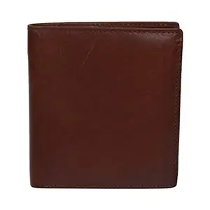 Leatherman Fashion LMN Genuine Leather Men's Brown Wallet (9 Card Slots)