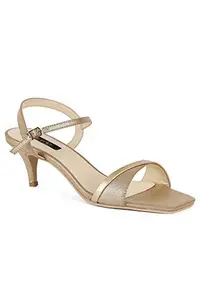 Aurelia Women's Gold Fashion Sandals-4 UK (37 EU) (20AUA9FW00037-021)