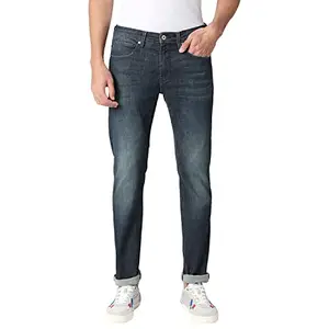 Pepe Jeans Men's Slim Jeans (PM207140R193_Blue Black Used