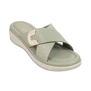 Catwalk Women Stylised Platforms Slip-On 10911 (Grey-4)