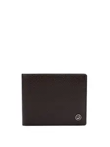 Da Milano RFID Protected Leather Wallet for Men with Card Slot - Brown