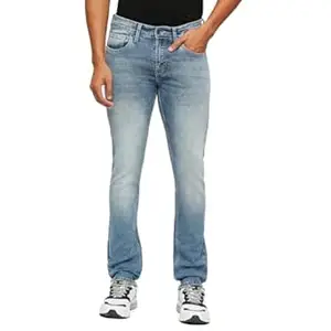 Pepe Jeans Men's Mid Rise Slim Fit Jeans