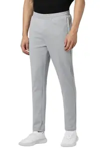 Van Heusen Men's Slim Track Pants (VFPTAATFW73684_Grey