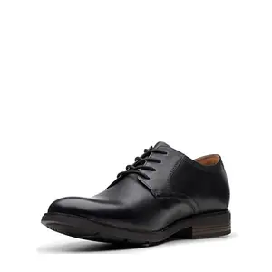Clarks Men Black Leather Formal Shoes-11 UK (46 EU) (26145295)