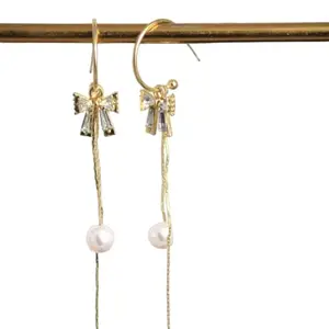 Salty Fashion C-Shell Pearl Hoop Earrings for Women & Girls | Ear Tops | Latest | Trendy | Fancy | Stylish | Birthday Gift | Aesthetic Jewellery | Accessories for Everyday Wear