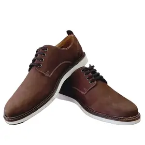 Brent Shoes New Vento Men's Casual Shoes (Brown, 7)