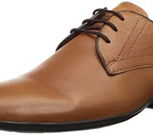 BOTOWI Men BW1003 Tan Leather Formal Shoes-7 UK (41 EU) (2000685307TAN)