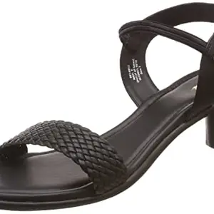 BATA womens DEVA SANDAL Black Heeled Sandal - 8 UK(6616712)