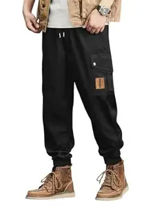 Lymio Cargo for Men || Cotton Cargo Pant || Drawstring Waist Pant (Also Available in Plus Sizes) (70-73)